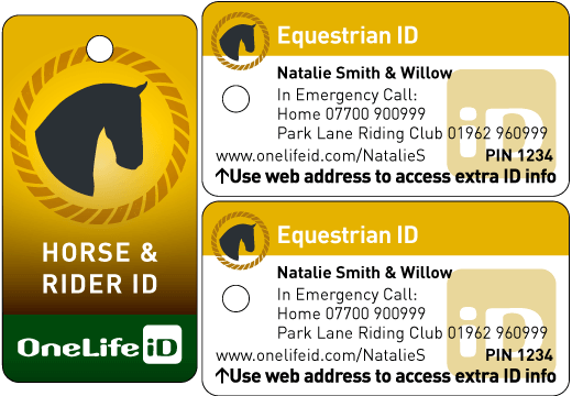 MiniTag iD for Riders and Horse